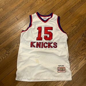 Earl Monroe Mitchell and Ness Knicks Jersey